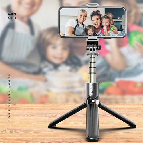 Selfie Stick Treppiede Bluetooth Telescopico con Telecomando per Smartphone - Foto 4 di 9
