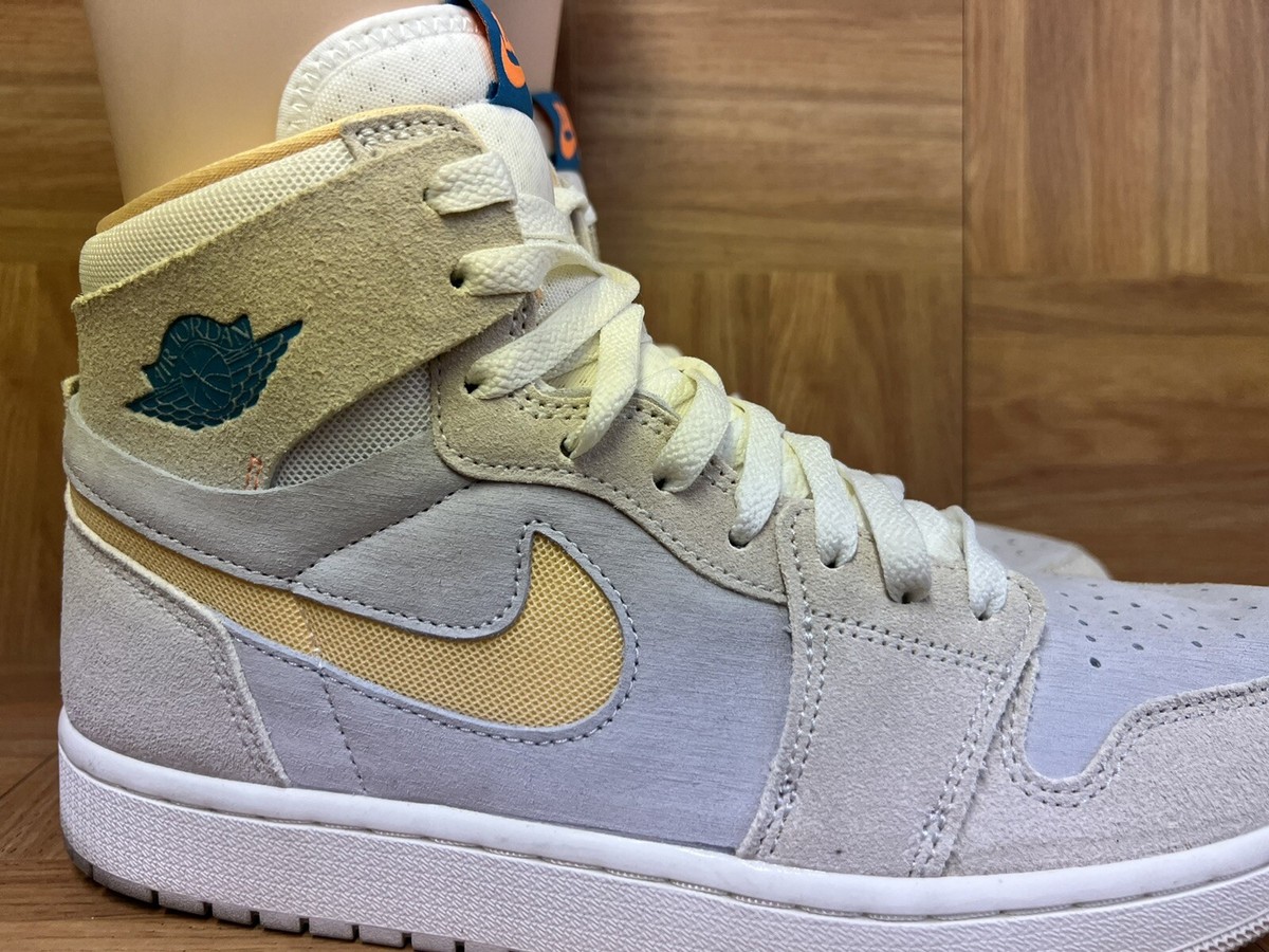RARE🔥 Sz 10 - Nike Air Jordan 1 Zoom CMFT 2 Orewood Bright Citrus