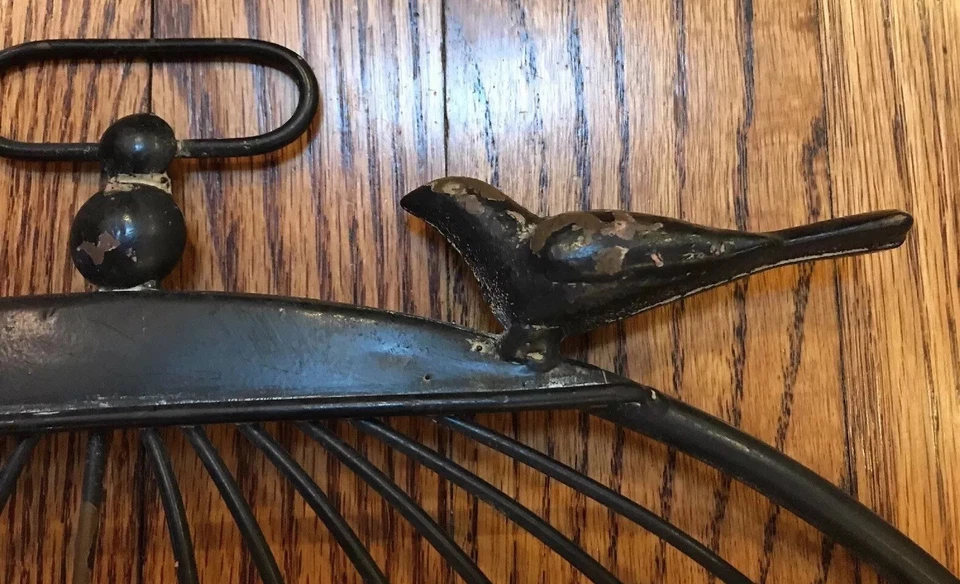 Birdcage Rustic Metal Wall Photo Memo Organizer Board - Image 3 of 4