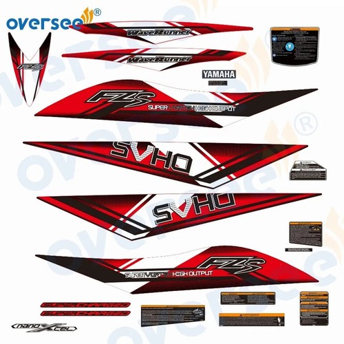 Calcomanías adhesivas para Yamaha Wave Runner 2014-up FZS SVHO Super Vorteh alto rendimiento - Imagen 2 de 5