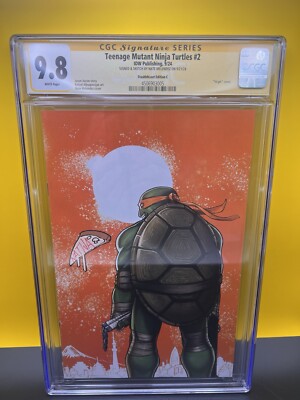 TMNT #1 NyCC 2024 Exclusive Natwa  PIZZA  Signature Michaelangelo Cover Ltd 500