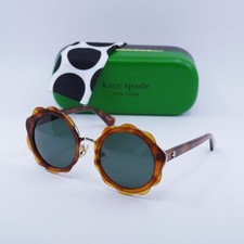 New Kate Spade KARRIE/S 009Q QT Light Havana/Green 52-22-140 Sunglasses