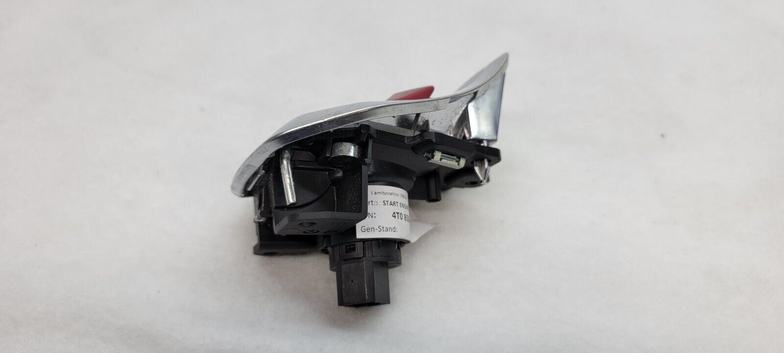 LAMBORGHINI HURACAN START STOP SWITCH ORNAMENT WITH COVER OEM 4T0858197F