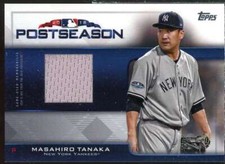 Masahiro Tanaka Card 2019 Topps Postseason Performance Relics #PPRMT 