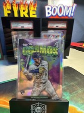 2024 Topps Cosmic Chrome Jackson Chourio Into The Cosmos Refractor RC