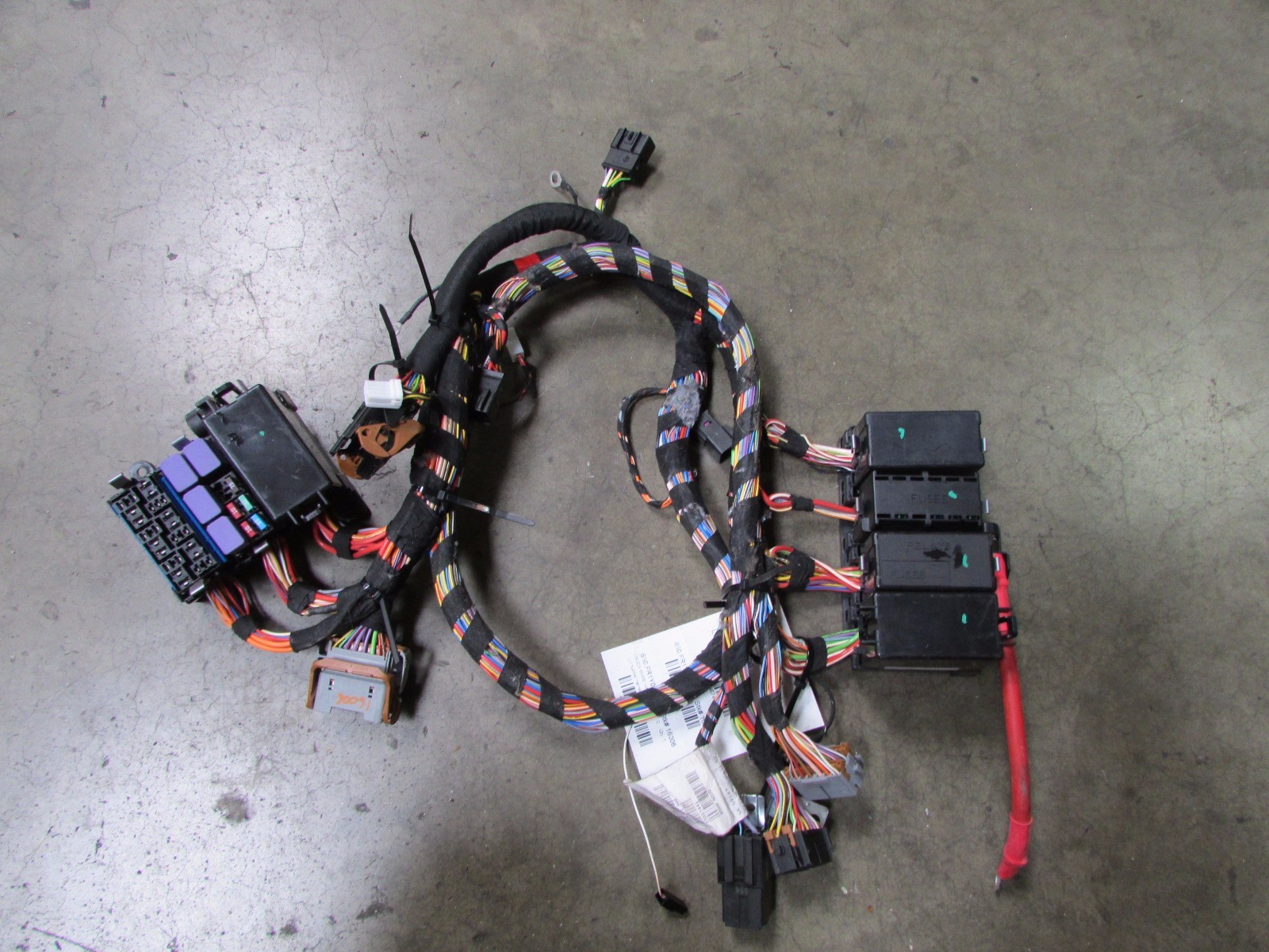 Ferrari F430, Spider, LH, Left Tunnel Wire Harness, Used, P/N 218508