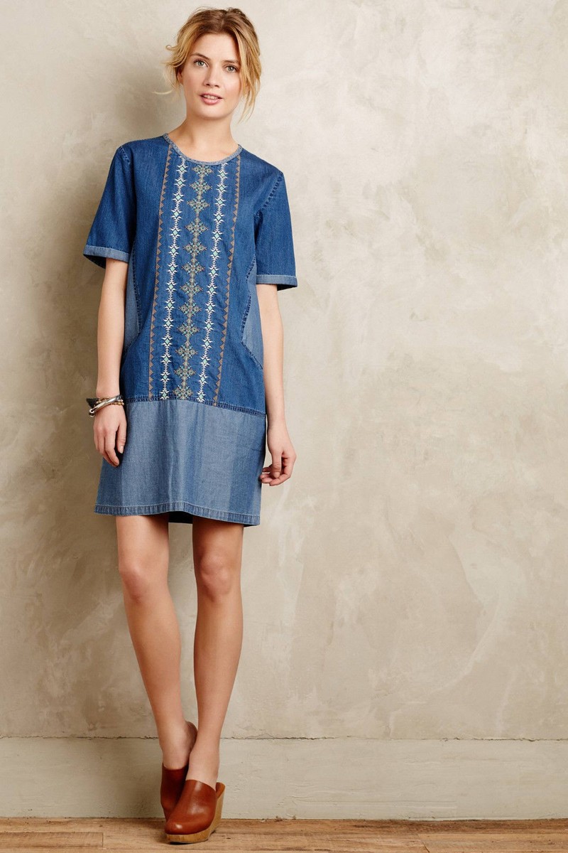 denim tunic dress Denim tunic dress