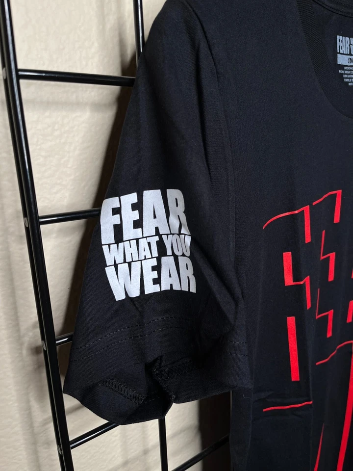 Fear What You Wear "FEAR ME" Halloween Fashion T-Shirt Unisex Lg Bradley Beard - Image 2 of 4