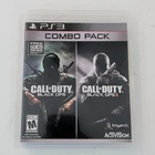 Call of Duty Black Ops 1 & 2 Combo Pack - PlayStation 3 - 2 Discs In Single Case