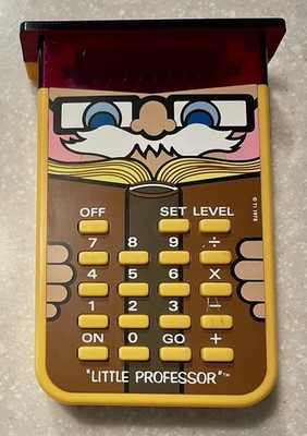 Vtg Texas Instruments Little Professor Owl Calculator On Off Keys Tested Works