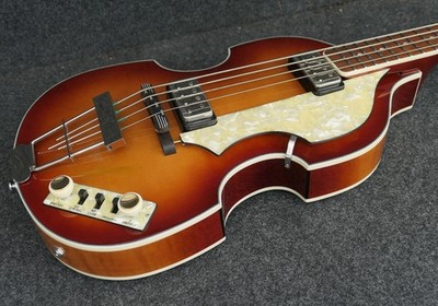 BRAND NEW Hofner HCT-500/1 SB BEATLE BASS Right Handed VINTAGE Brown Burst