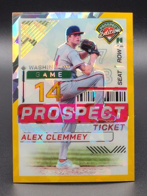 Alex Clemmey 2024 Prospect Edition #200 Gold Ice Holo Prizm #'d 03/10 Nationals