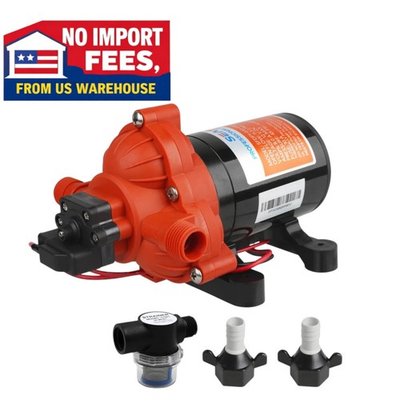#ad SEAFLO 33 Series Diaphragm Water Pressure Pump 12V 3.0 GPM 45 PSI $48.00