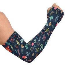 Gardening Sleeves Women Men Sun Protection Cooling Arm Thumb Hole Farm