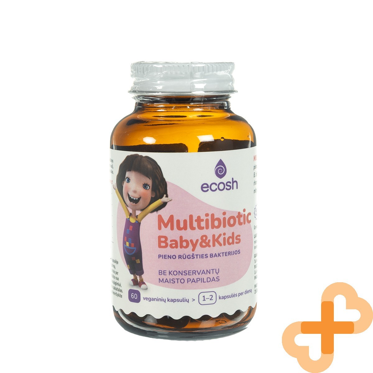 ECOSH KAKĖ MAKĖ Multibiotic Baby & Kids 60 Capsules Lactic Acid Bacteria