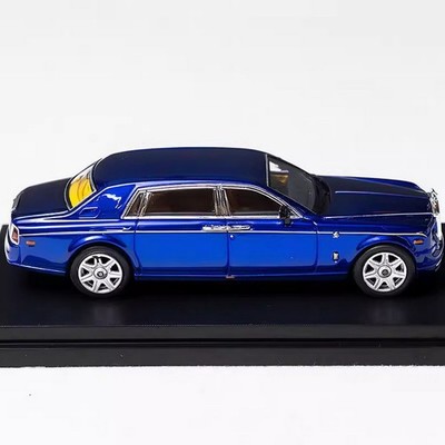 SW 1/64 Scale Rolls-Royce Phantom VII Blue Diecast Car Model Toy