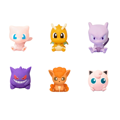 EOF-196 ポケモン PALMSIZE WONDERS 6体セット Pokemon Funism Palmsize Wonders Complete Set of 6 Mew Dragonite