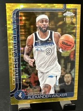 25-26 Topps Chrome Gold Pulsar Refractor 193 Nickeil Alexander-Walker /50 Hawks