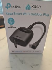 Kasa Outdoor Smart Plug, Smart Home Wi-Fi Outlet Timer, Max Load 15A/1875W, IP64