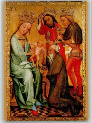 40152374 - 1000 Berlin Mitte Christmas Stamp Adoration of the Three Kings