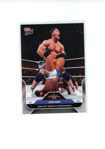 John Cena - 2025 WWE Topps NOW® - Card 108 - PR: 1221
