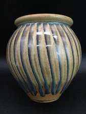 2004 HAMILTON WILLIAMS Studio Pottery 6" Belly Vase Morgantown North Carolina