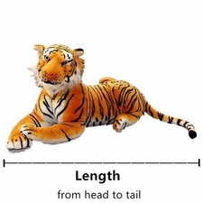 75cm Lifelike Tiger Plush Toy Soft Stuffed Animal Kids Gift