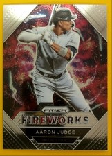 2021 Panini Prizm Fireworks #FW4 Aaron Judge - New York Yankees