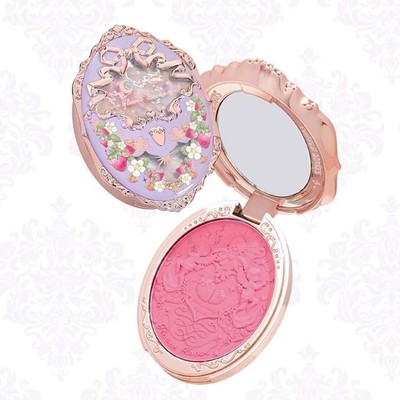 Flower Knows - Violet Strawberry Rococo Embossed Blush - G02