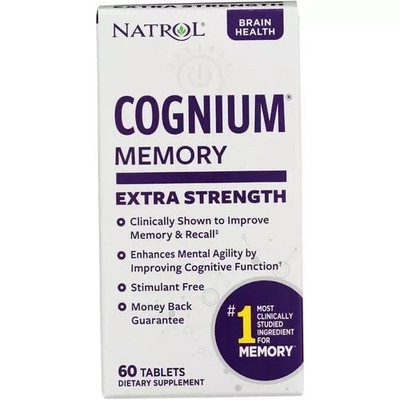 Natrol Cognium Memory  Boost Brain Health Function - 60ct Exp 03/26