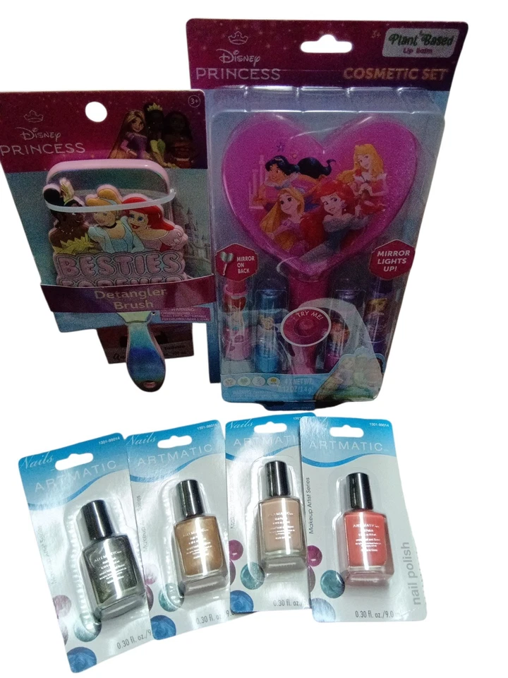 Escova desembaraçadora rosa com espelho - Imagem 2 de 4