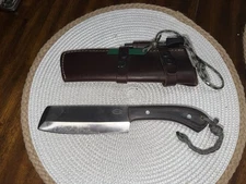 CFK Cutlery Company Hand Made Knifes D2 Tool Set With Sheeve Used Preowned 