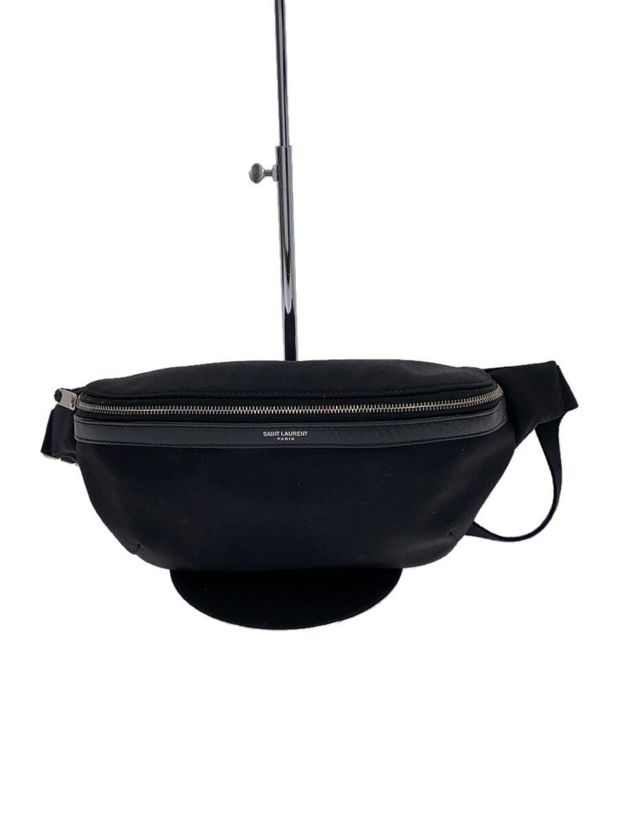 Borsa in vita SAINT LAURENT nera tinta unita 557831 usata