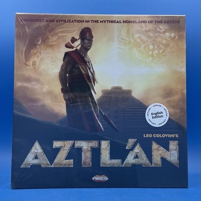Aztlan Board Game Ancient Civilization Aztec Miniatures Ares Games - Brand New