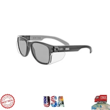 Performance Safety Glasses with Side Shields - Anti-Fog, UV Protection, 1 Pair