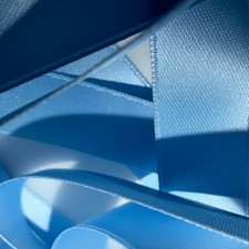 BLUES PURPLES SWISS Premium Double Face Satin Ribbon - 27 Yard Spool Wedding