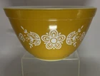 Vintage Pyrex Butterfly Gold Mixing Bowl 401 - 1 & 1/2 pint - Corning Ware USA