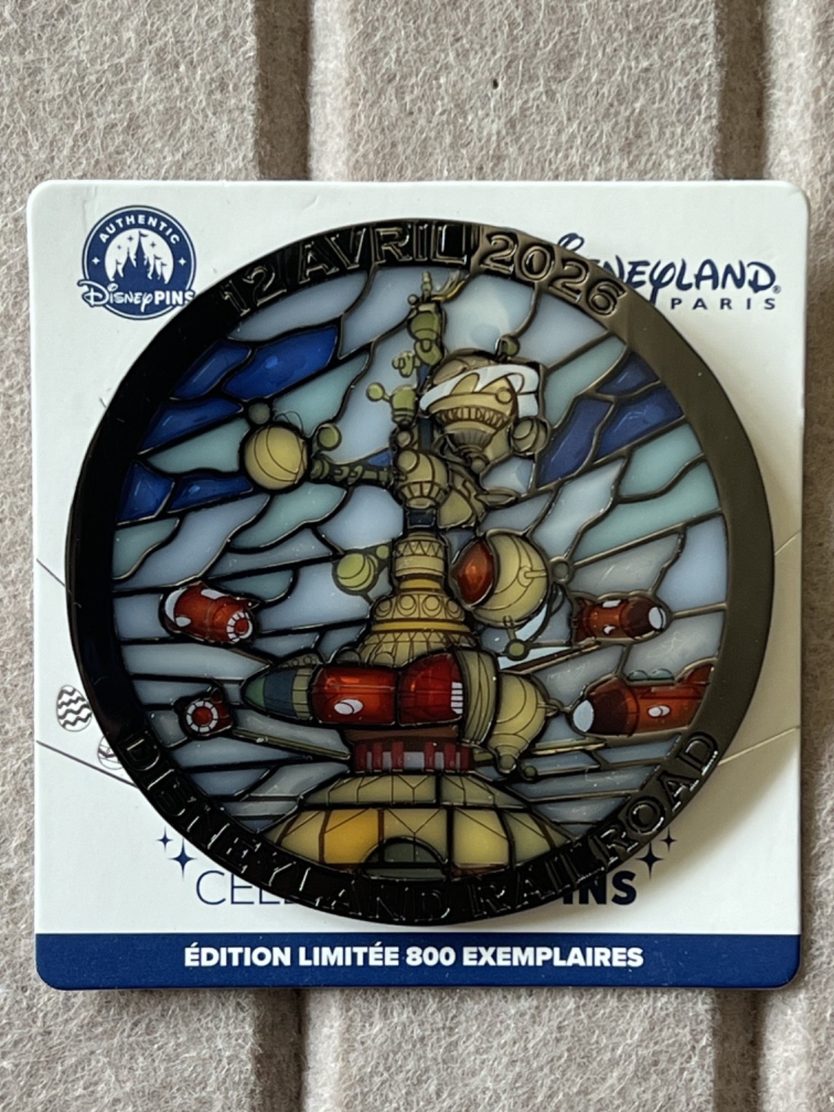 DISNEYLAND PARIS PIN - 12 APRIL - DISCOVERYLAND - LIMITED EDITION 800 PIN