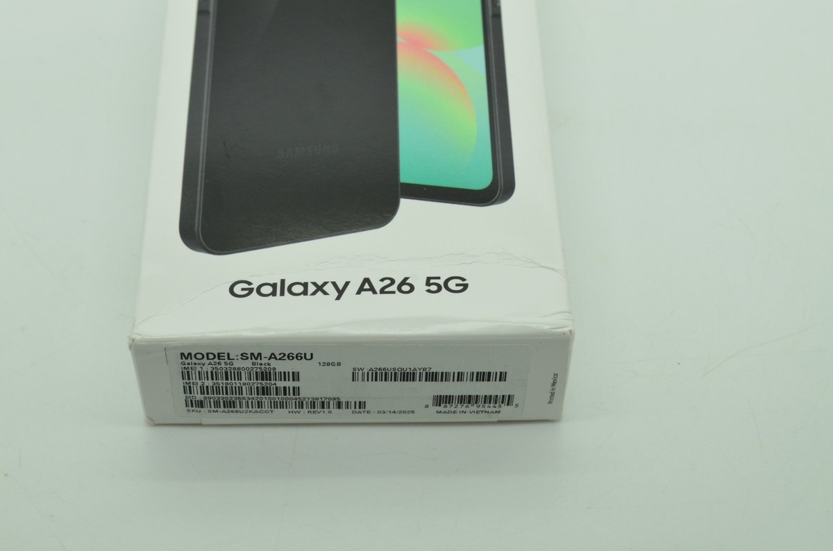 Samsung Galaxy A26 5G - 128 GB - Black (Unlocked) for sale online