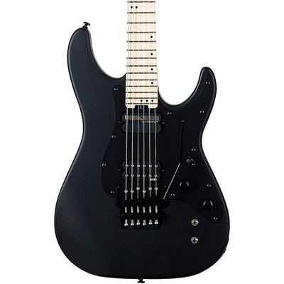 Schecter Guitar Research Sun Valley SSFR Satin Black Black Pickguard