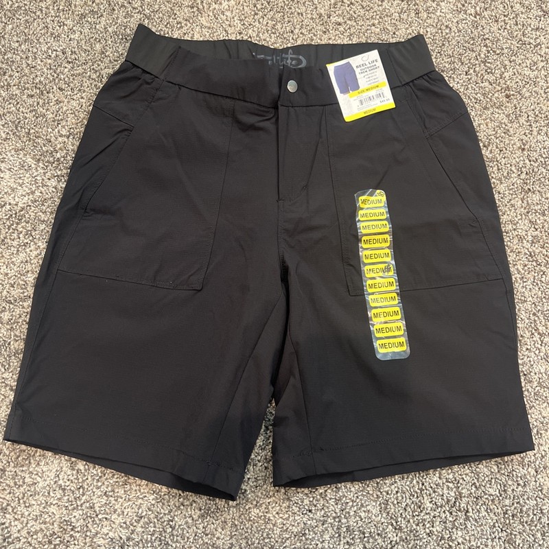 NWT Reel Life Women’s Outdoor Trek Shorts Jet Black M