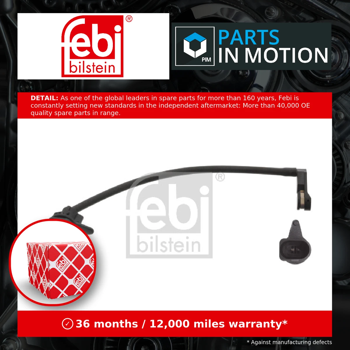 116029 FEBI BILSTEIN 24561 Brake Pad Set Rear Axle, Prepared For Wear - View #8