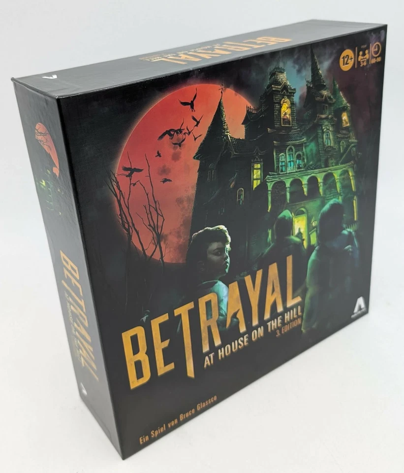 Hasbro Avalon Hill Betrayal at House on the Hill 3.Edition  Deutsche Ausgabe NEU - Bild 1 von 4