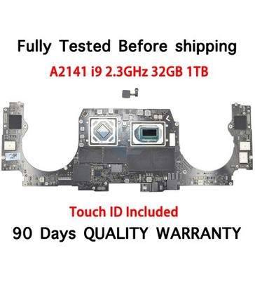 i9 2.3GHz 32GB RAM 1TB SSD Logic Board 820-01700-A MacBook Pro 16'' A2141 2019