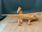1997 Plastic Hard Rubber Red & yellow & Black/ EDAPHOSAURUS  Dinosaur 16" — photo 3
