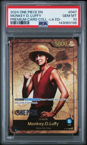 2024 One Piece Premium Collection Live Action Edition Monkey D. Luffy 047 PSA 10