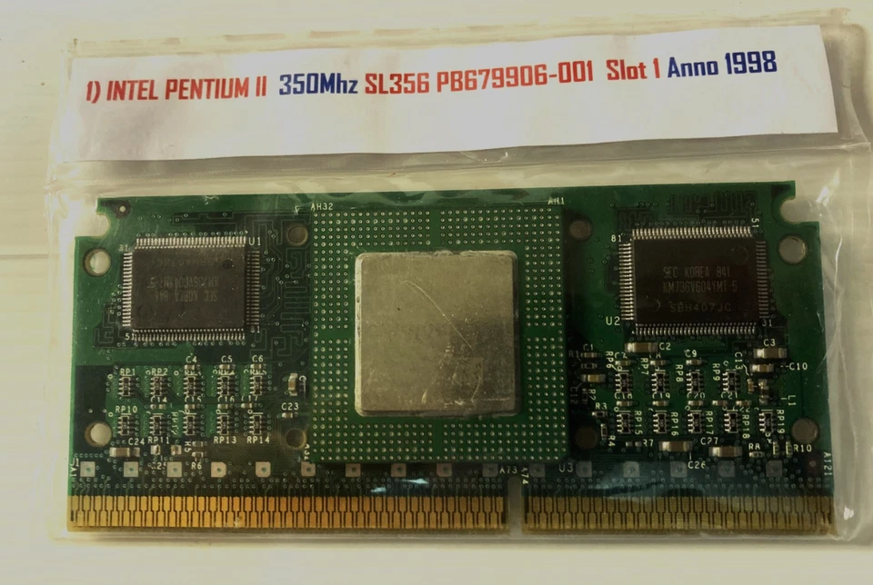 145)-1-2-3-4 PROCESSORI PENTIUM SLOT 1 - Immagine 2 di 4