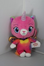 Multicolor Unicorn Plush Stuffed Animal with Wings, Small 6-14 in