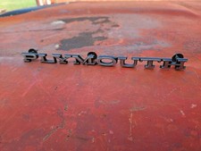 1973-1974 Plymouth B A Body Road Runner Satellite Bumper Dart Duster Emblem