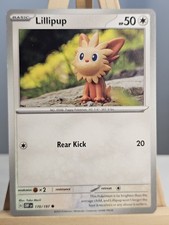 170/197 Lillipup Yuka Morii Obsidian Flames Pokémon TCG Common Card